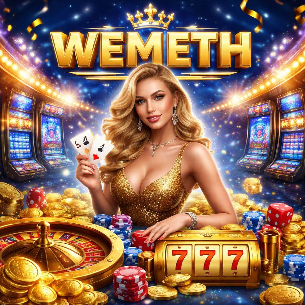WEMETH casino brand presenting a modern online gaming experience with classic and live dealer titles